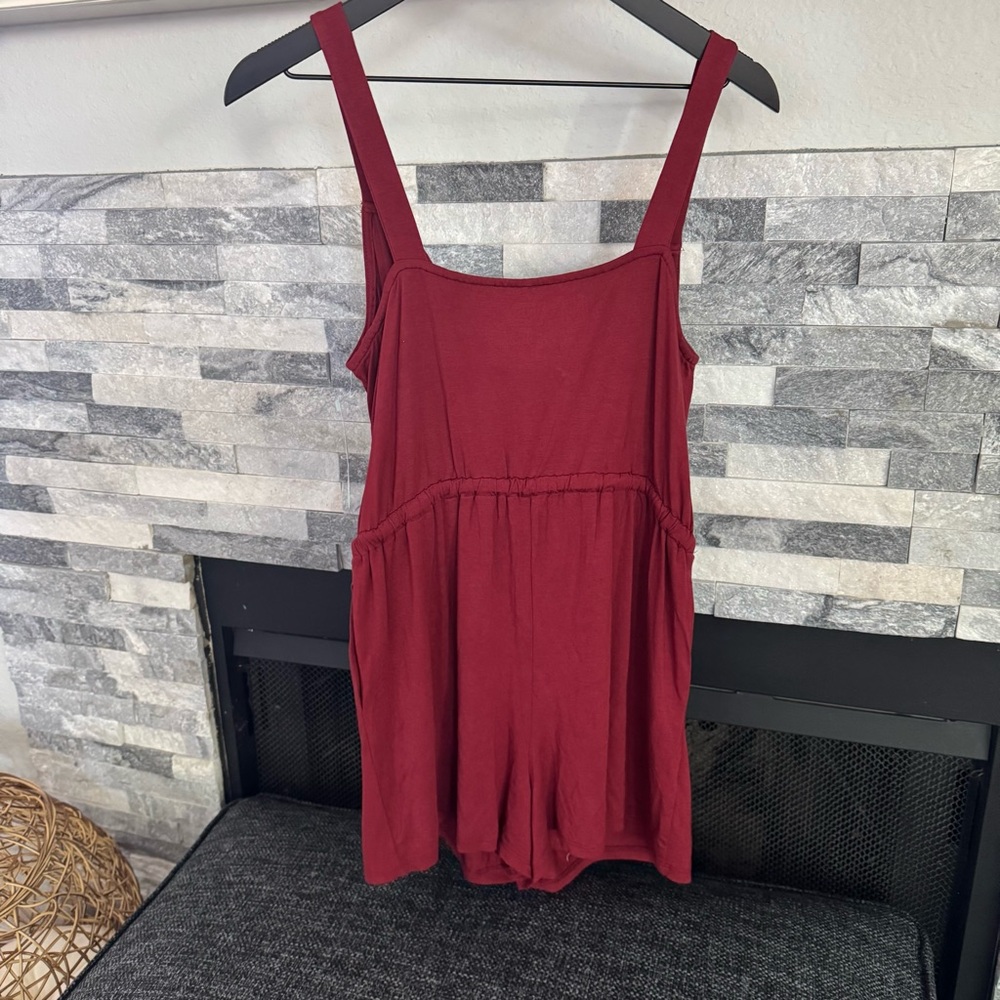NWOT Stitch Fix Market & Spruce Gracelyn Jersey Elastic Waist Romper - Picture 9 of 10